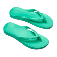 Archies Arch Support Flip Flops in Mint